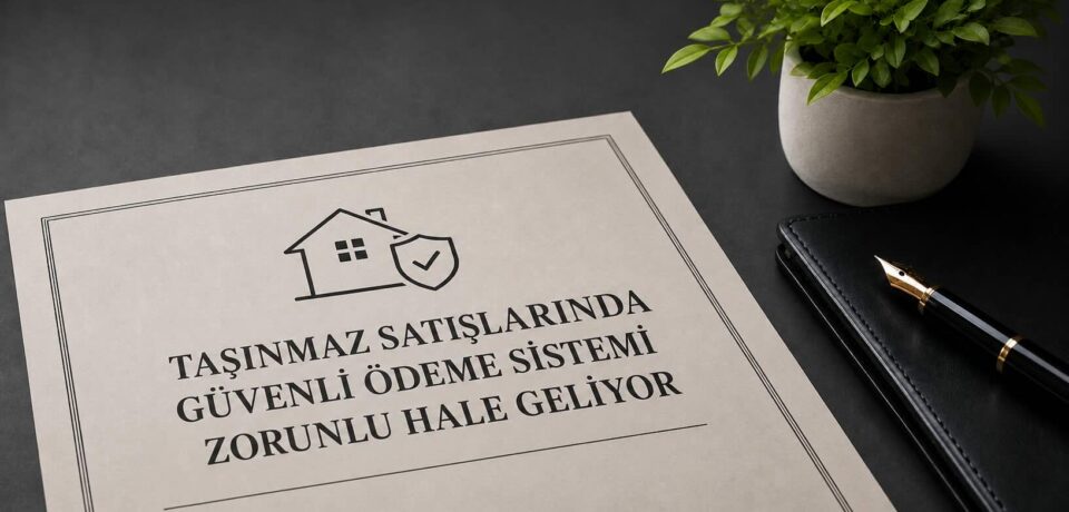 Taşınmaz Satışlarında Güvenli Ödeme Taşınmaz Satışlarında Güvenli Ödeme